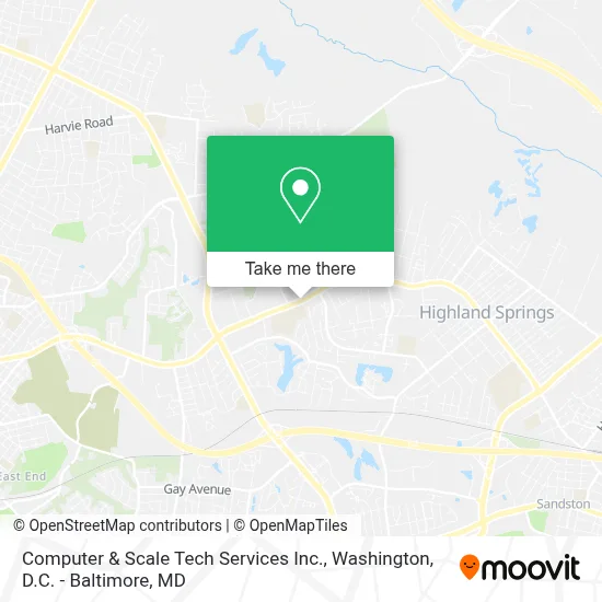 Computer & Scale Tech Services Inc. map