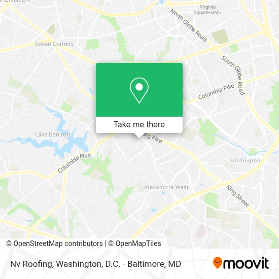 Nv Roofing map