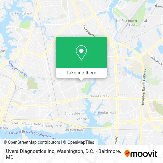 Uvera Diagnostics Inc map