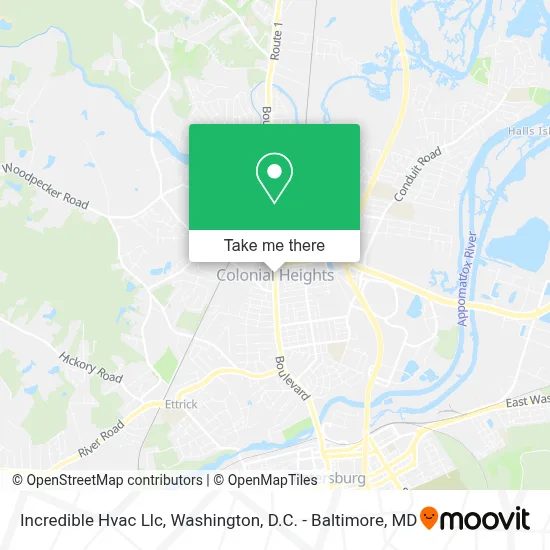 Incredible Hvac Llc map