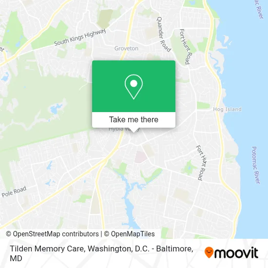 Tilden Memory Care map
