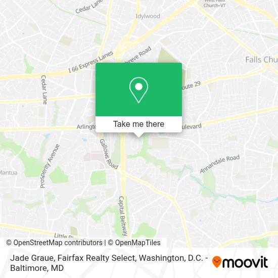Jade Graue, Fairfax Realty Select map