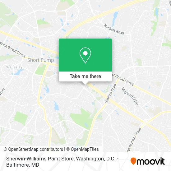 Sherwin-Williams Paint Store map