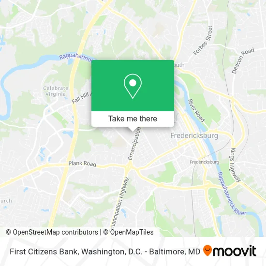 First Citizens Bank map