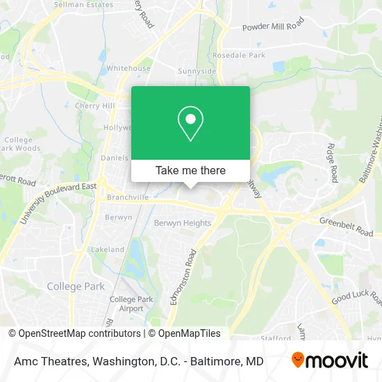 Amc Theatres map