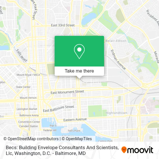 Becs: Building Envelope Consultants And Scientists, Llc map