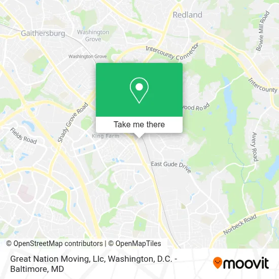 Great Nation Moving, Llc map