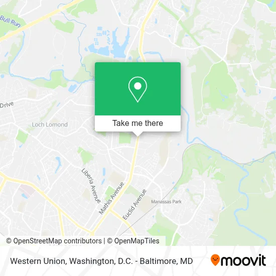 Western Union map