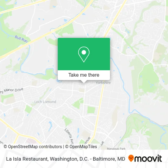 La Isla Restaurant map
