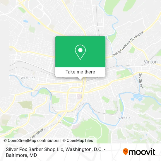Silver Fox Barber Shop Llc map