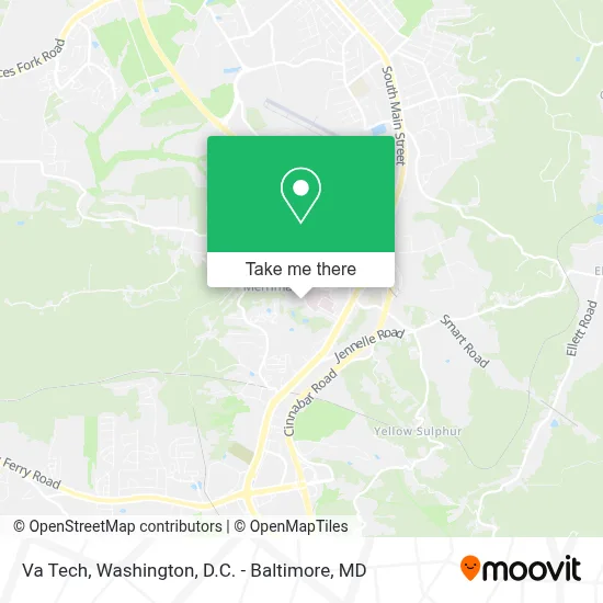 Va Tech map