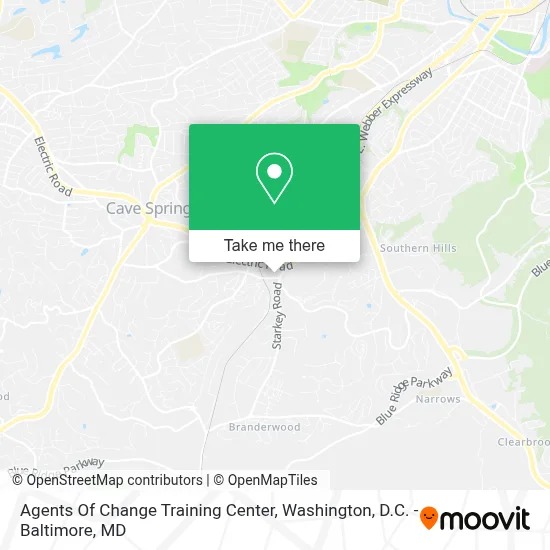 Agents Of Change Training Center map