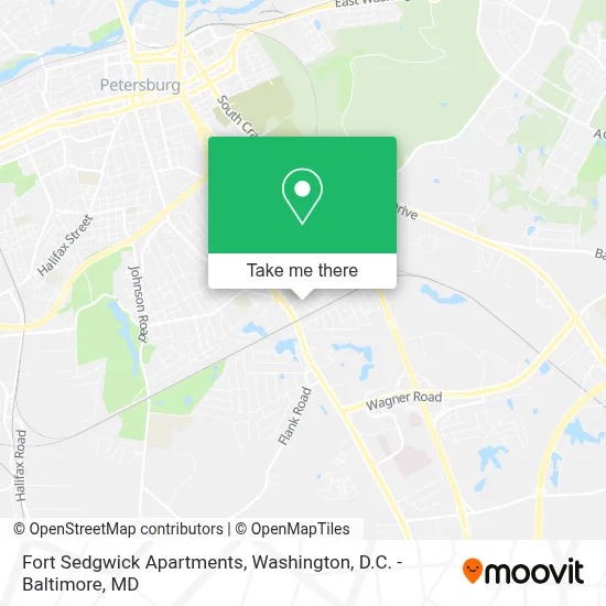 Fort Sedgwick Apartments map