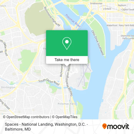 Spaces - National Landing map