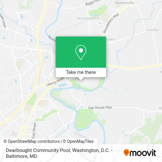 Dearbought Community Pool map