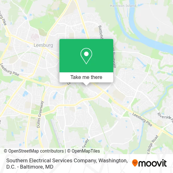 Southern Electrical Services Company map