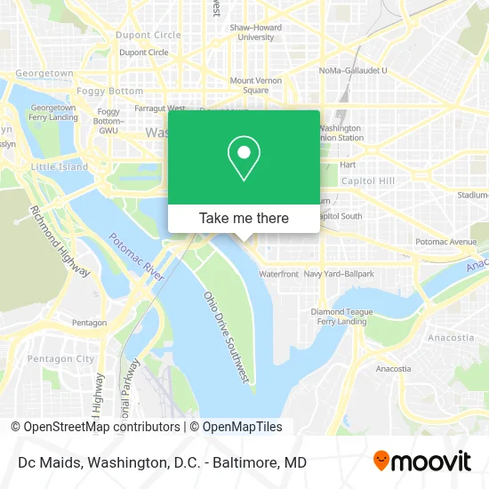 Dc Maids map