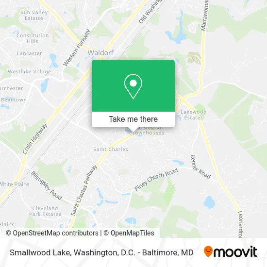Smallwood Lake map