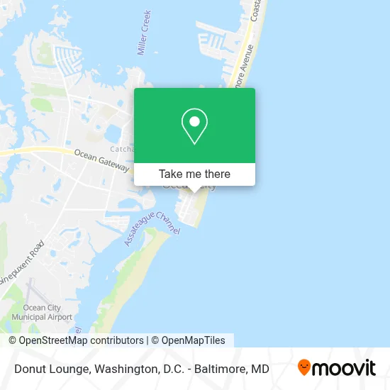 Donut Lounge map