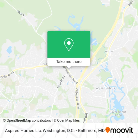Aspired Homes Llc map
