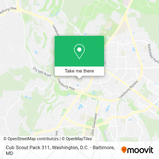 Cub Scout Pack 311 map