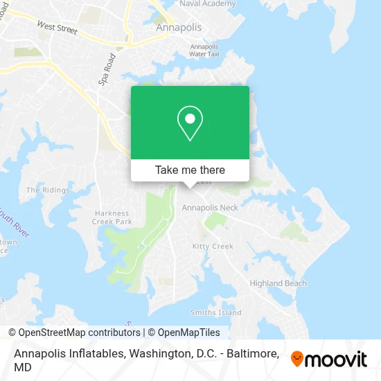 Annapolis Inflatables map