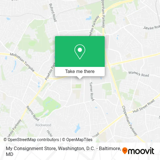 My Consignment Store map