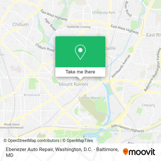 Ebenezer Auto Repair map