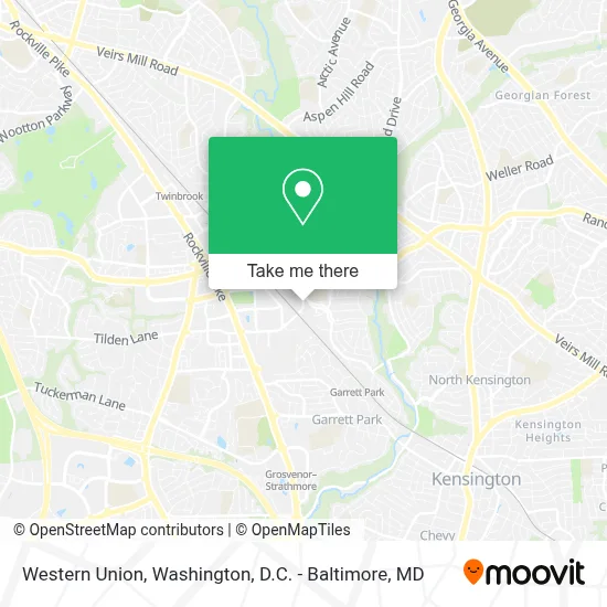 Western Union map