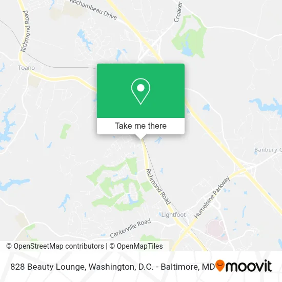 828 Beauty Lounge map