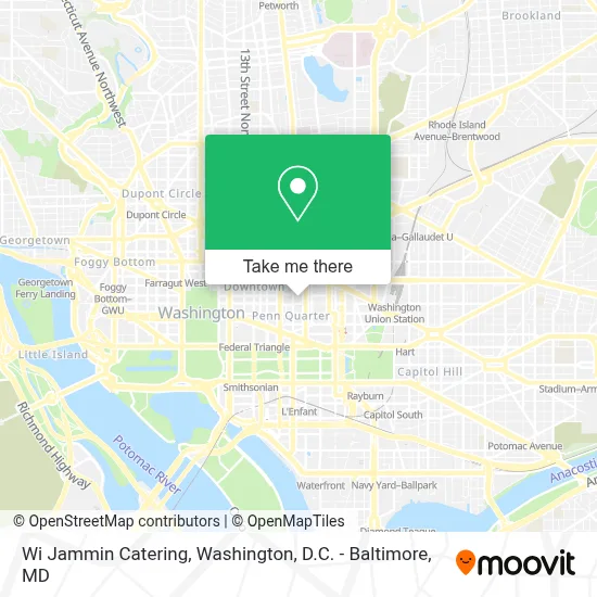 Wi Jammin Catering map