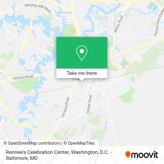 Rennee's Celebration Center map