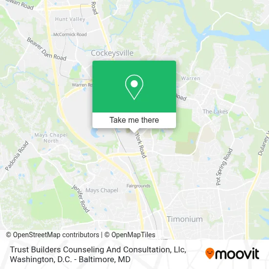 Trust Builders Counseling And Consultation, Llc map