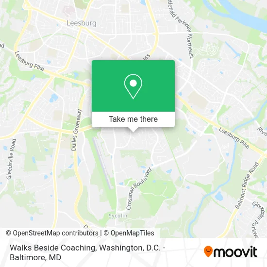Walks Beside Coaching map