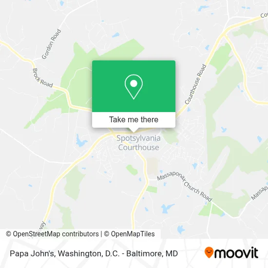 Papa John's map