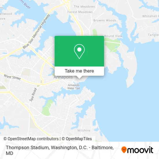 Thompson Stadium map