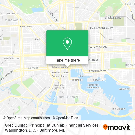 Greg Dunlap, Principal at Dunlap Financial Services map