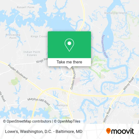 Lowe's map