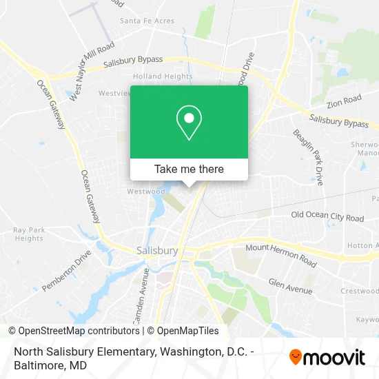 North Salisbury Elementary map