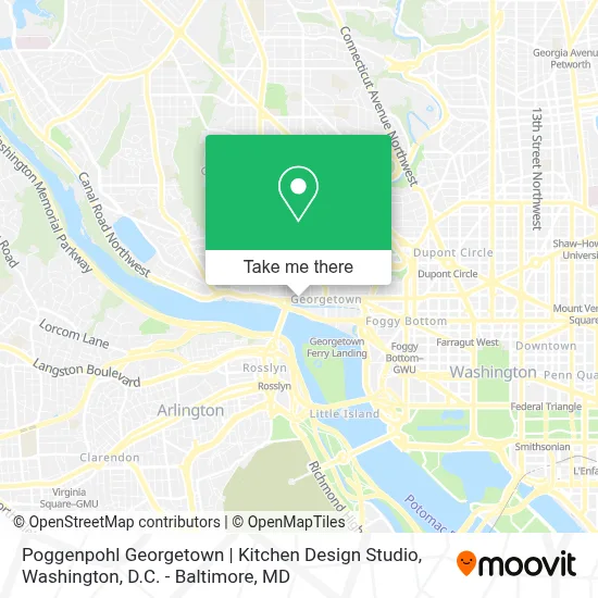 Poggenpohl Georgetown | Kitchen Design Studio map