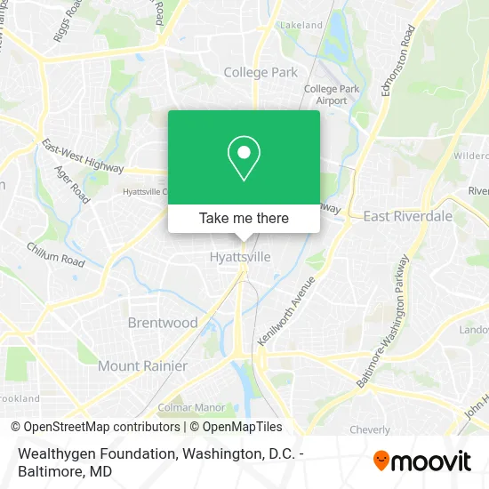 Wealthygen Foundation map