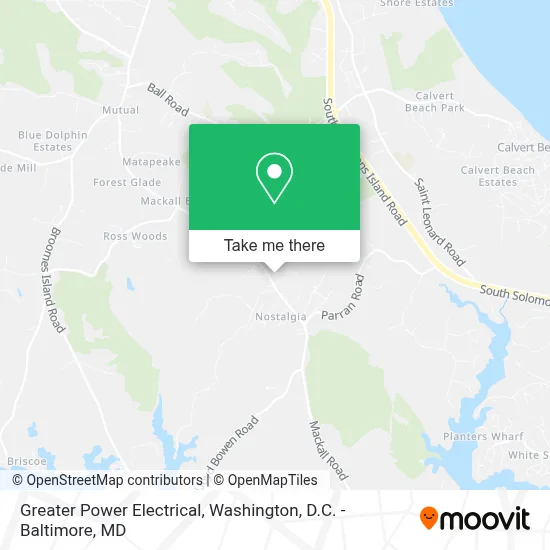 Greater Power Electrical map