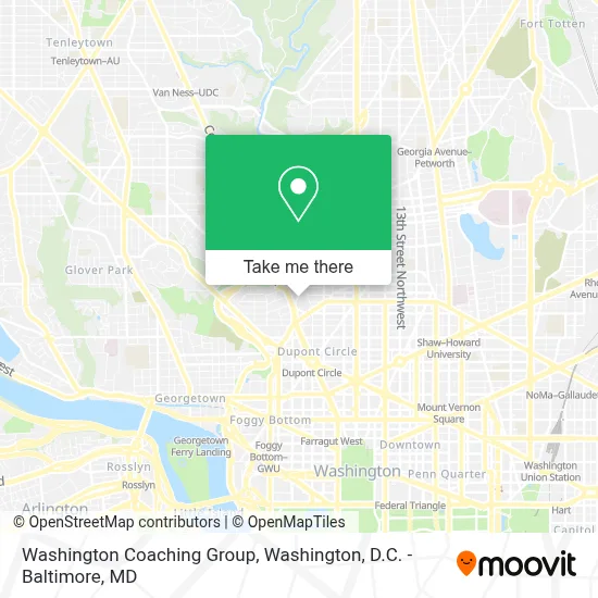 Washington Coaching Group map