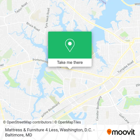 Mattress & Furniture 4 Less map