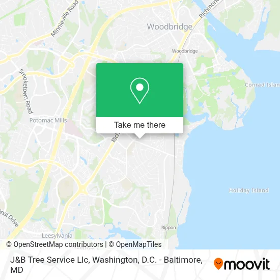 J&B Tree Service Llc map