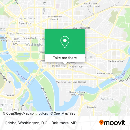 Qdoba map