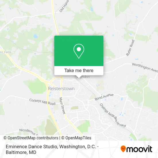 Eminence Dance Studio map