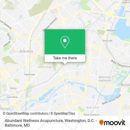 Abundant Wellness Acupuncture map