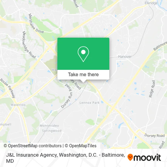 J&L Insurance Agency map