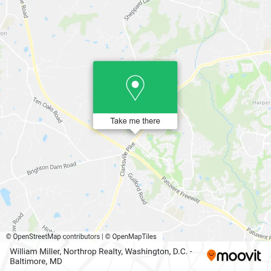 William Miller, Northrop Realty map
